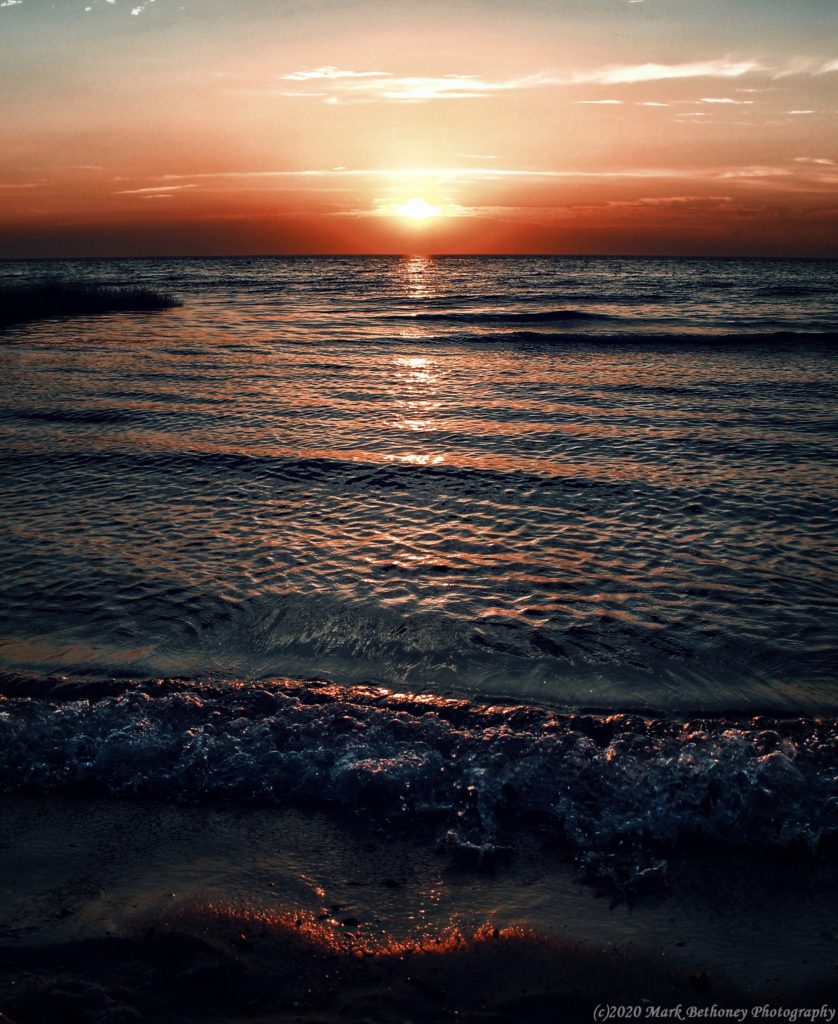 Skaket Beach at sunset.