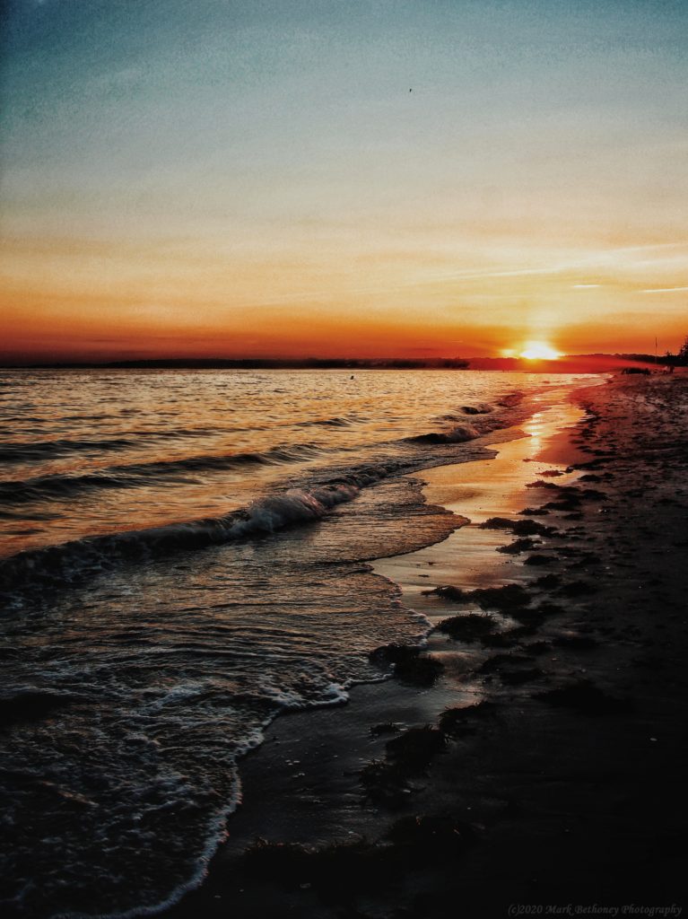 Sunset picture taken at Harding's beach in Chatham, Massachusetts.