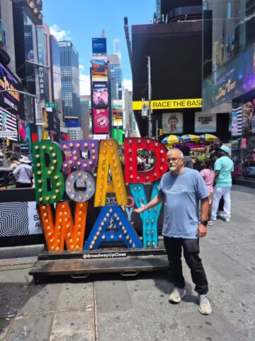 On Broadway! *cue the showtune music*