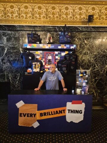 Working the Merch Table for "Olivia Benson"