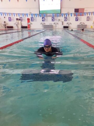 LD fierce swimming at the Madison Y, best Y I've ever seen!